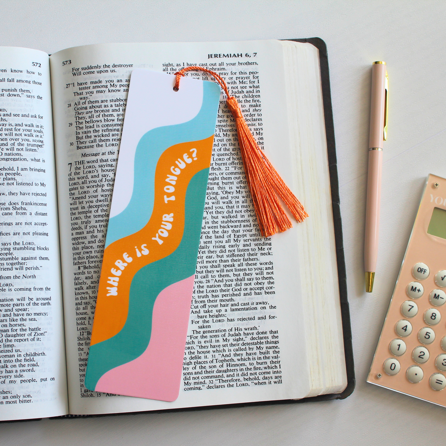 Where Is Your Tongue? Bookmark