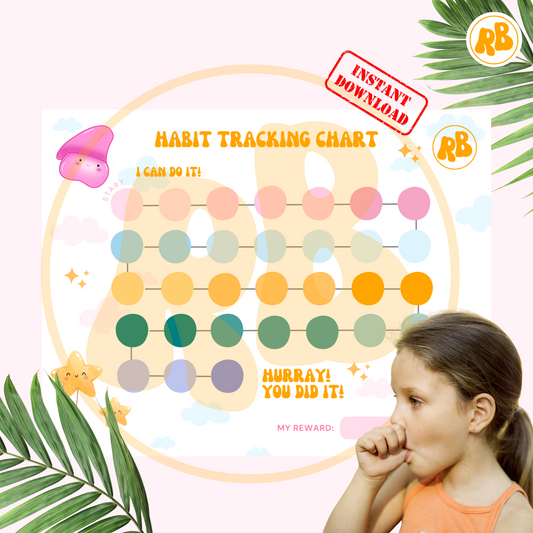 Habit Tracking Chart (Digital Download)