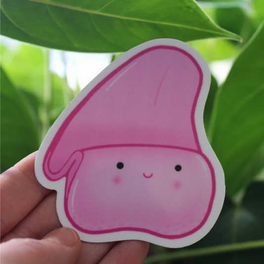 Toshi Matte Vinyl Sticker