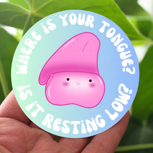 Where Is Your Tongue? Matte Vinyl Sticker Waterproof